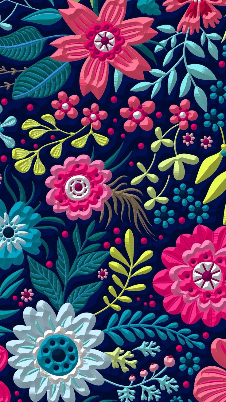 Flowers 3D Pattern Wallpapers