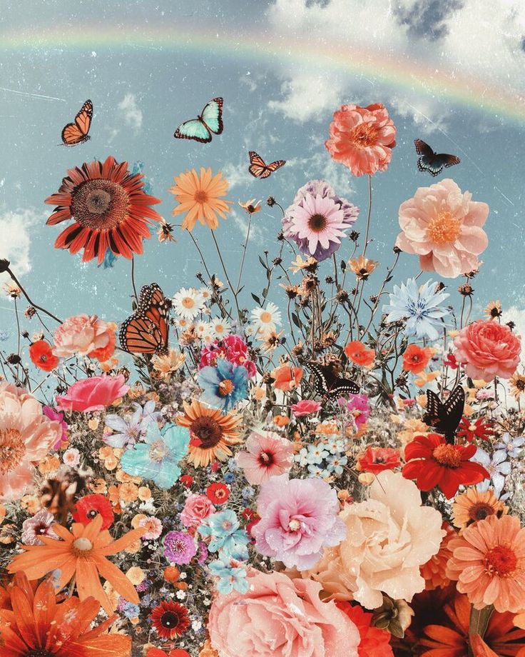 Flowers Background Aesthetic