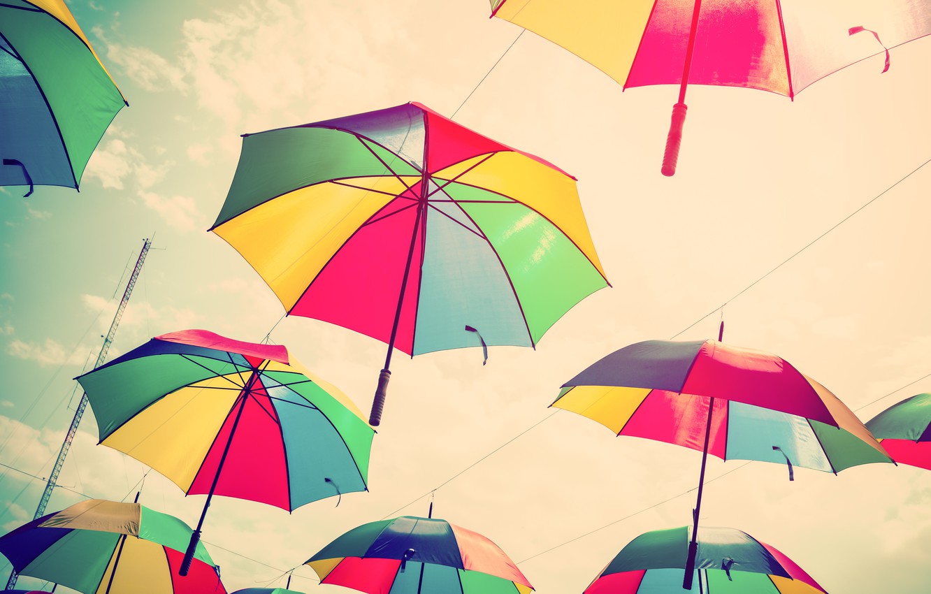 Fly Umbrella Wallpapers