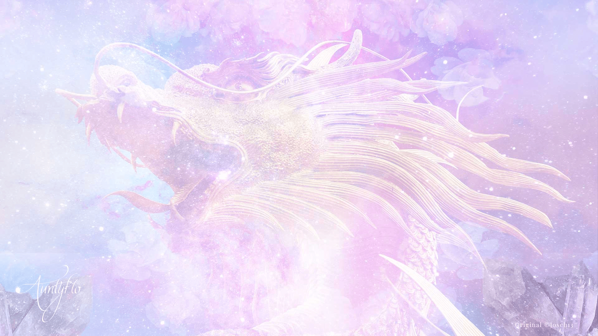 Flying Dragon Over Colorful Cloud Wallpapers