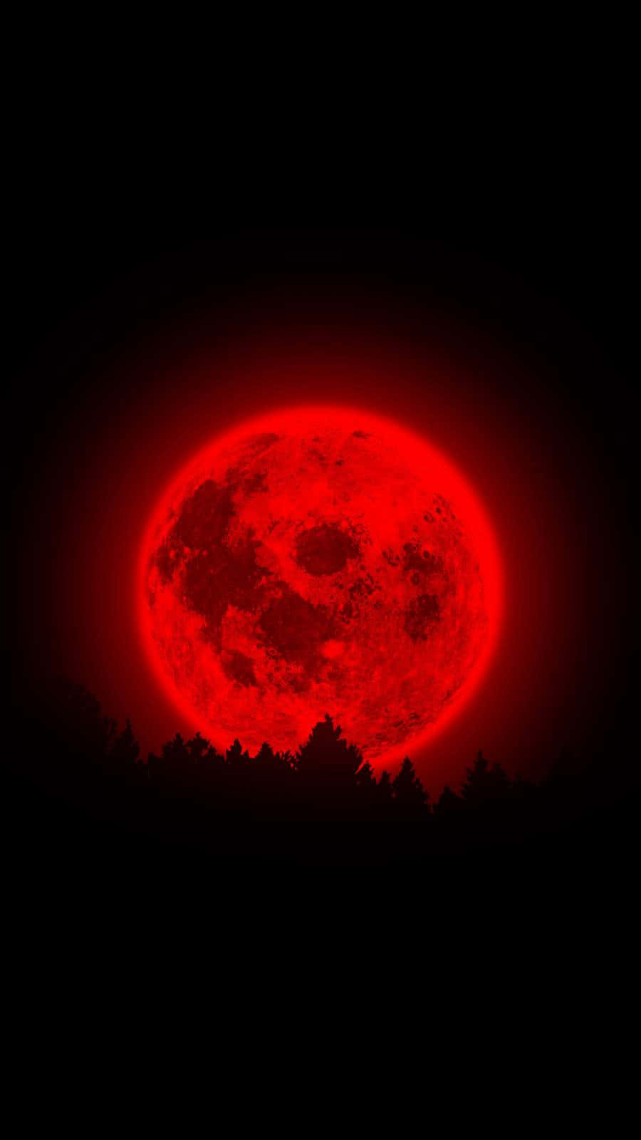 Flying To Red Moon Wallpapers