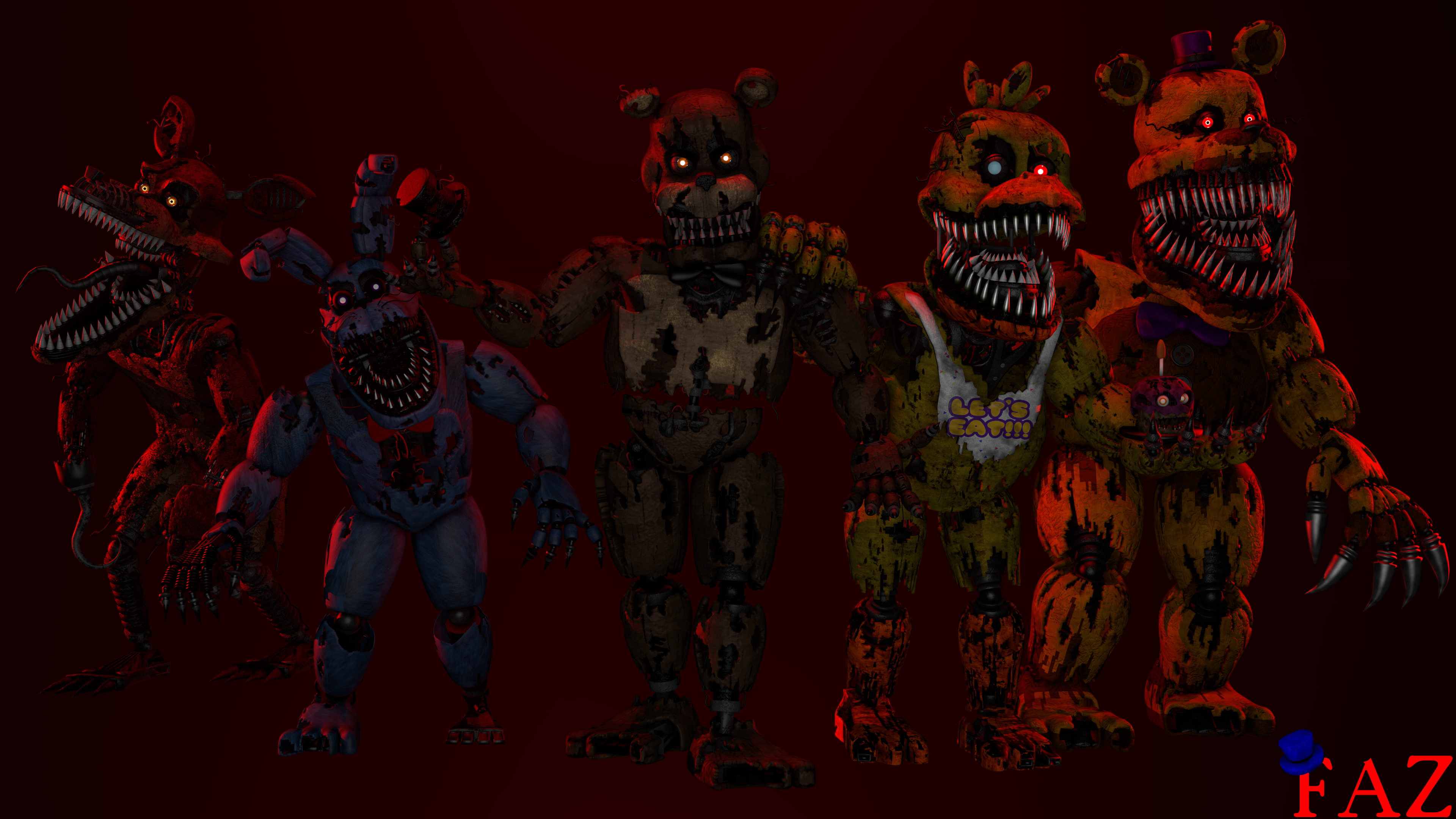 Fnaf 4 Background