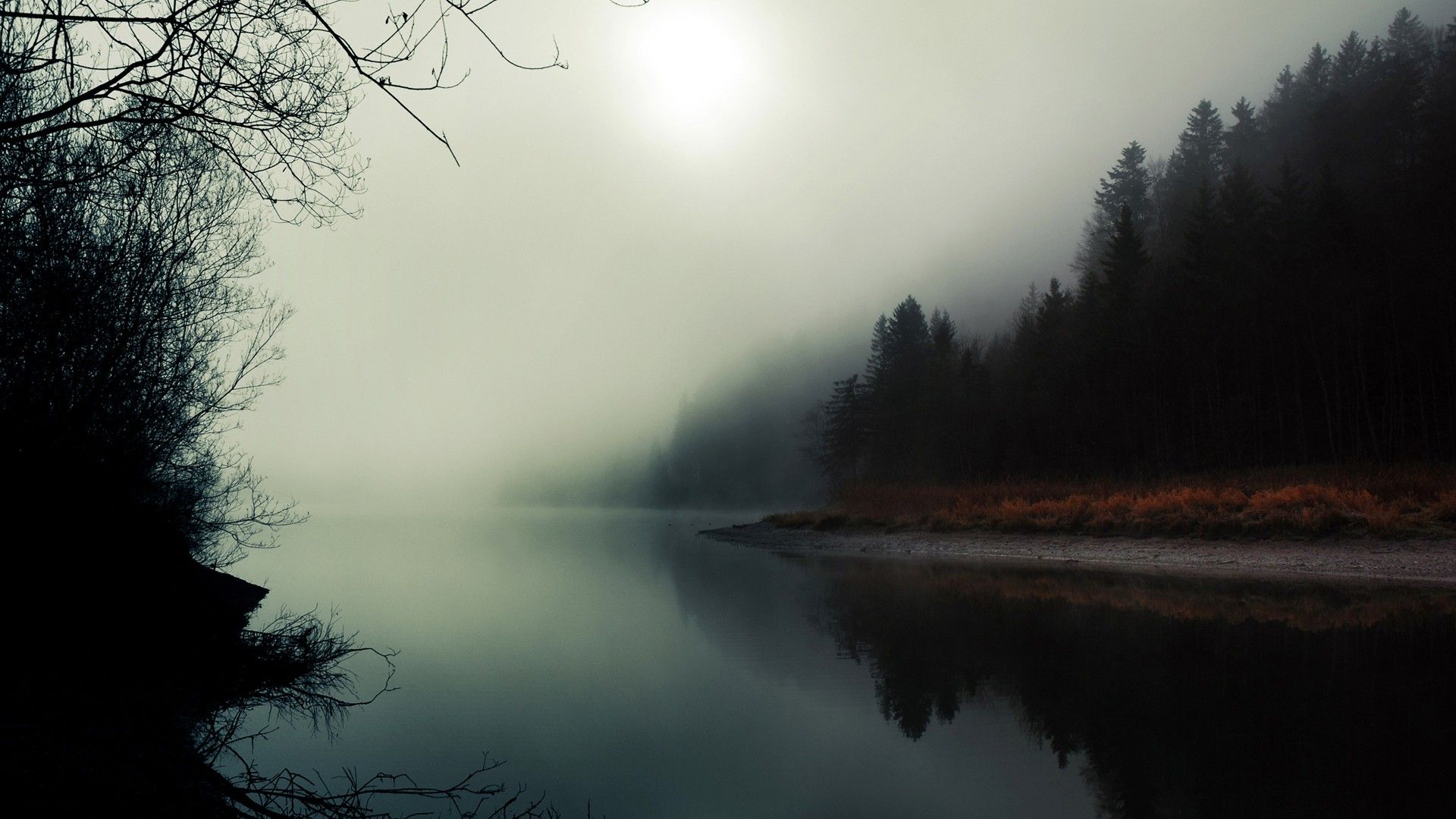 Foggy Lake Wallpapers