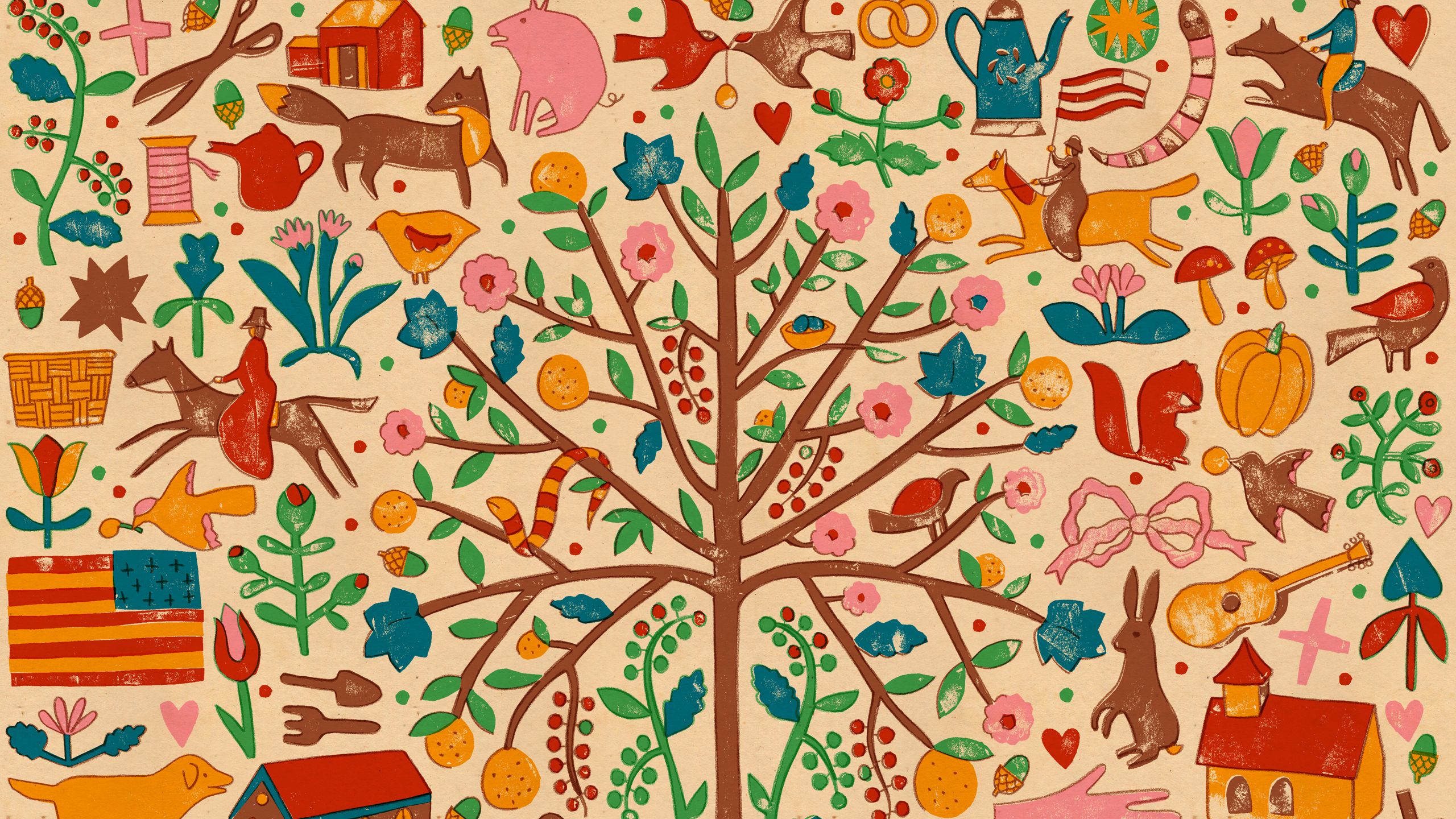 Folk Art Wallpapers