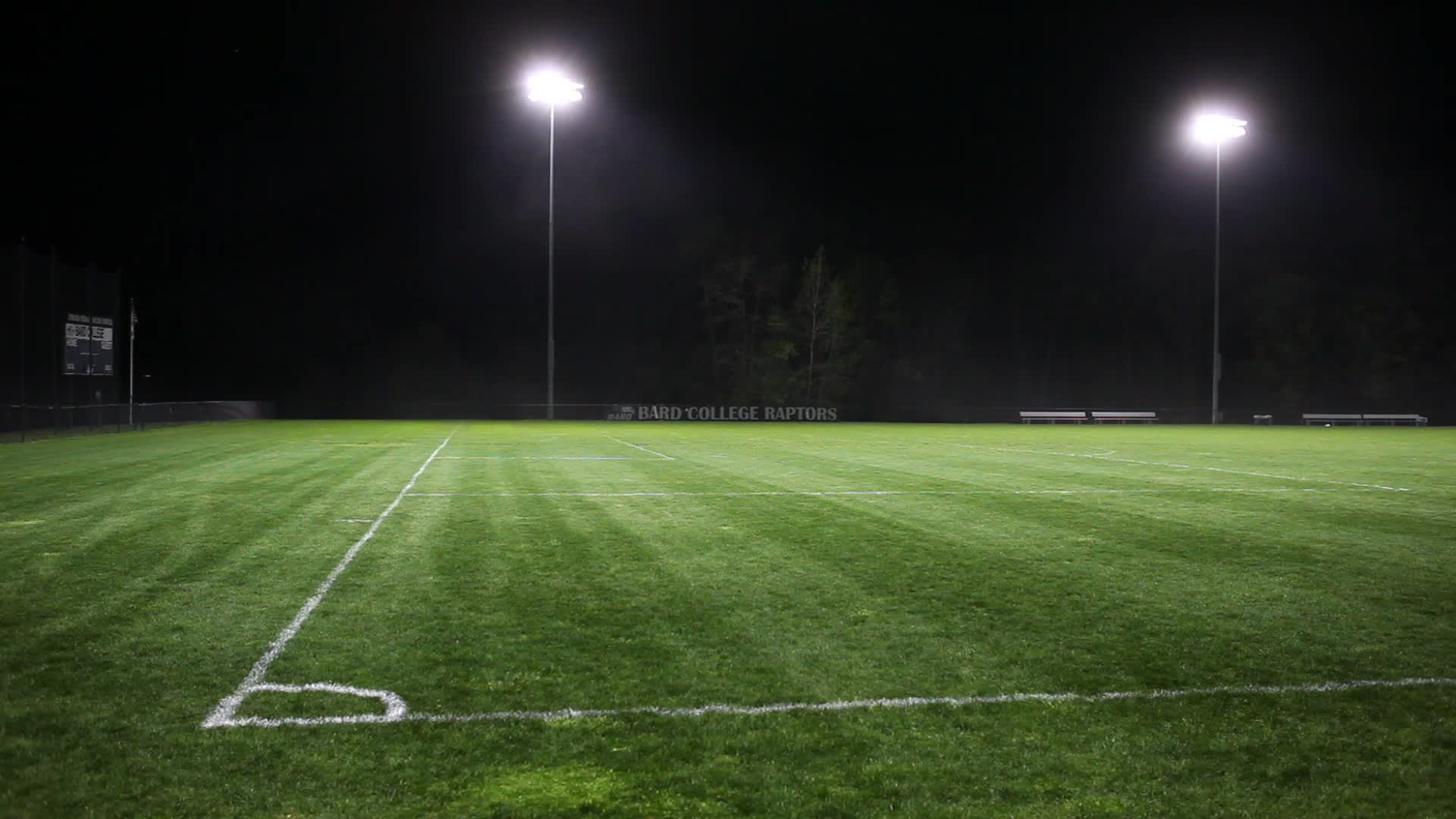 Football Field At Night Wallpapers
