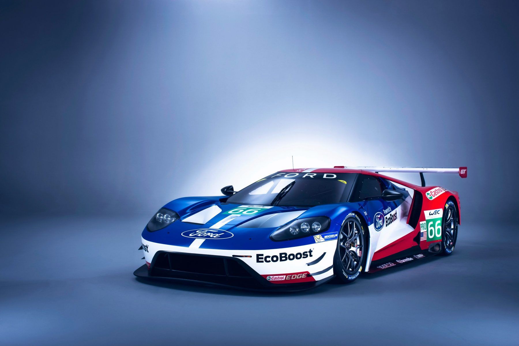 Ford Gt Le Mans Racecar Wallpapers