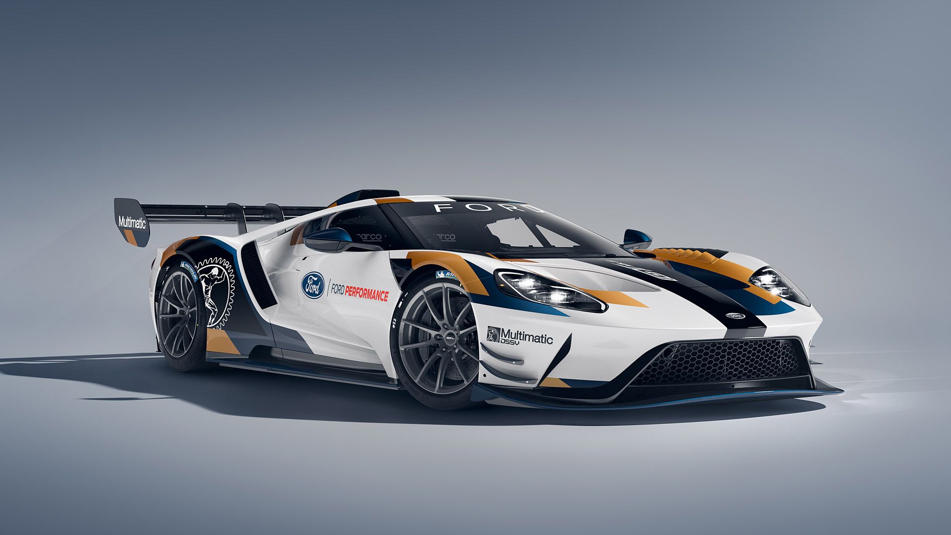 Ford Gt Le Mans Racecar Wallpapers