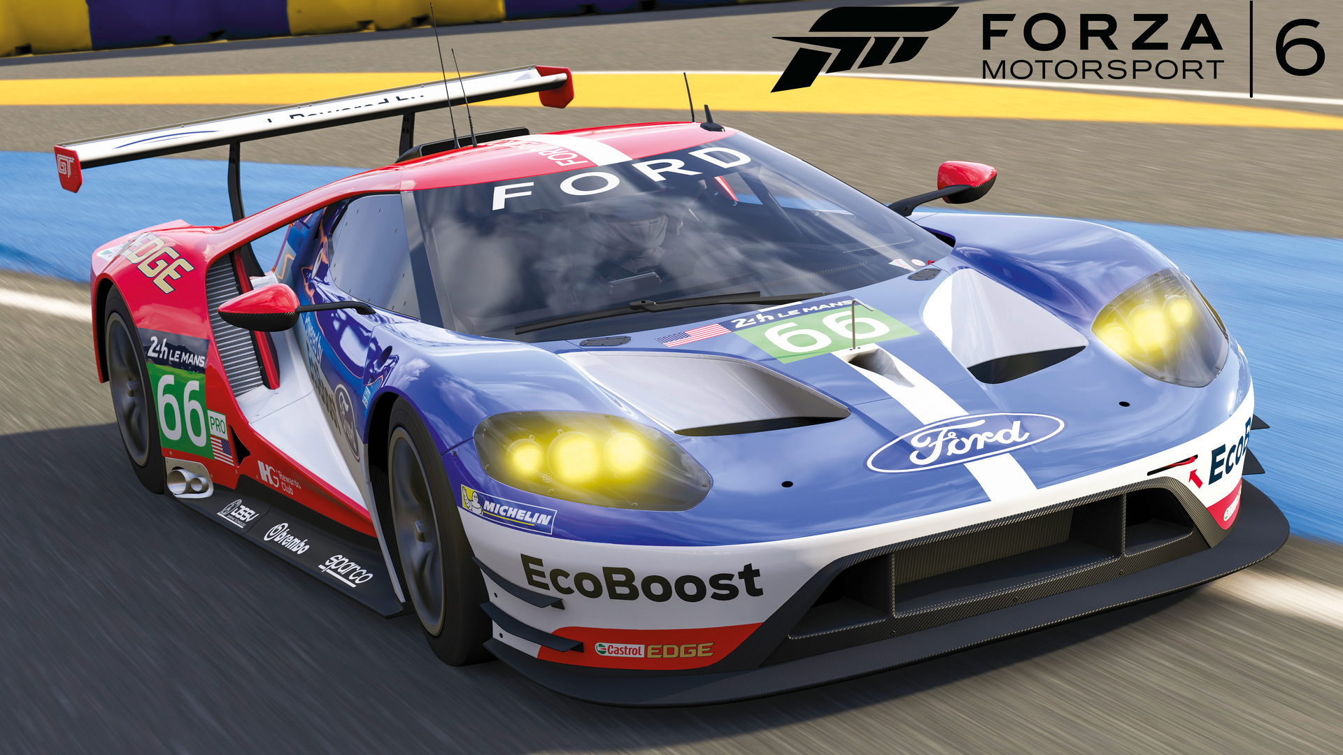 Ford Gt Le Mans Racecar Wallpapers