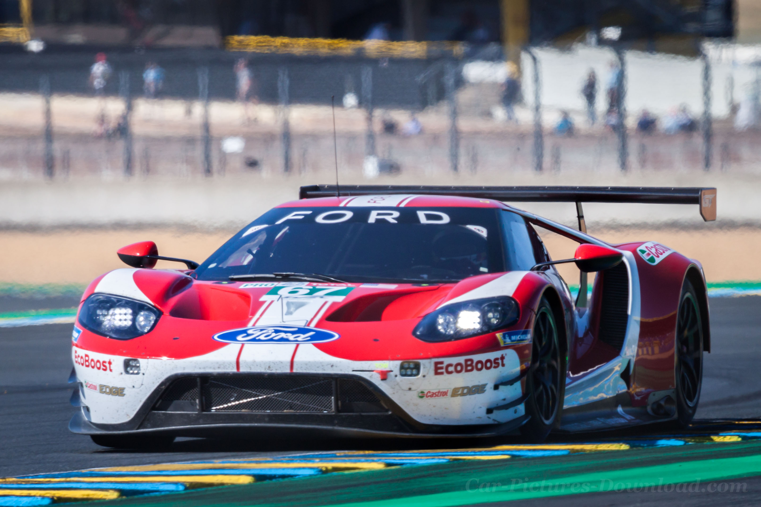 Ford Gt Le Mans Racecar Wallpapers