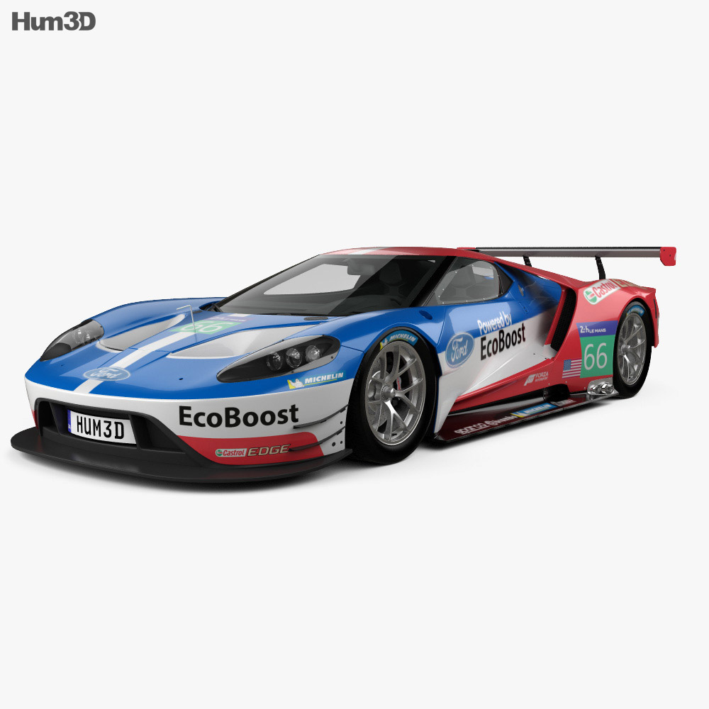 Ford Gt Le Mans Racecar Wallpapers