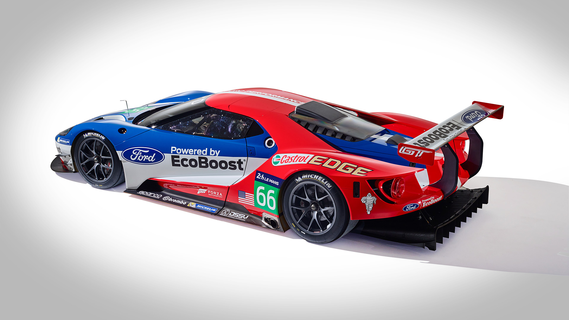 Ford Gt Le Mans Racecar Wallpapers