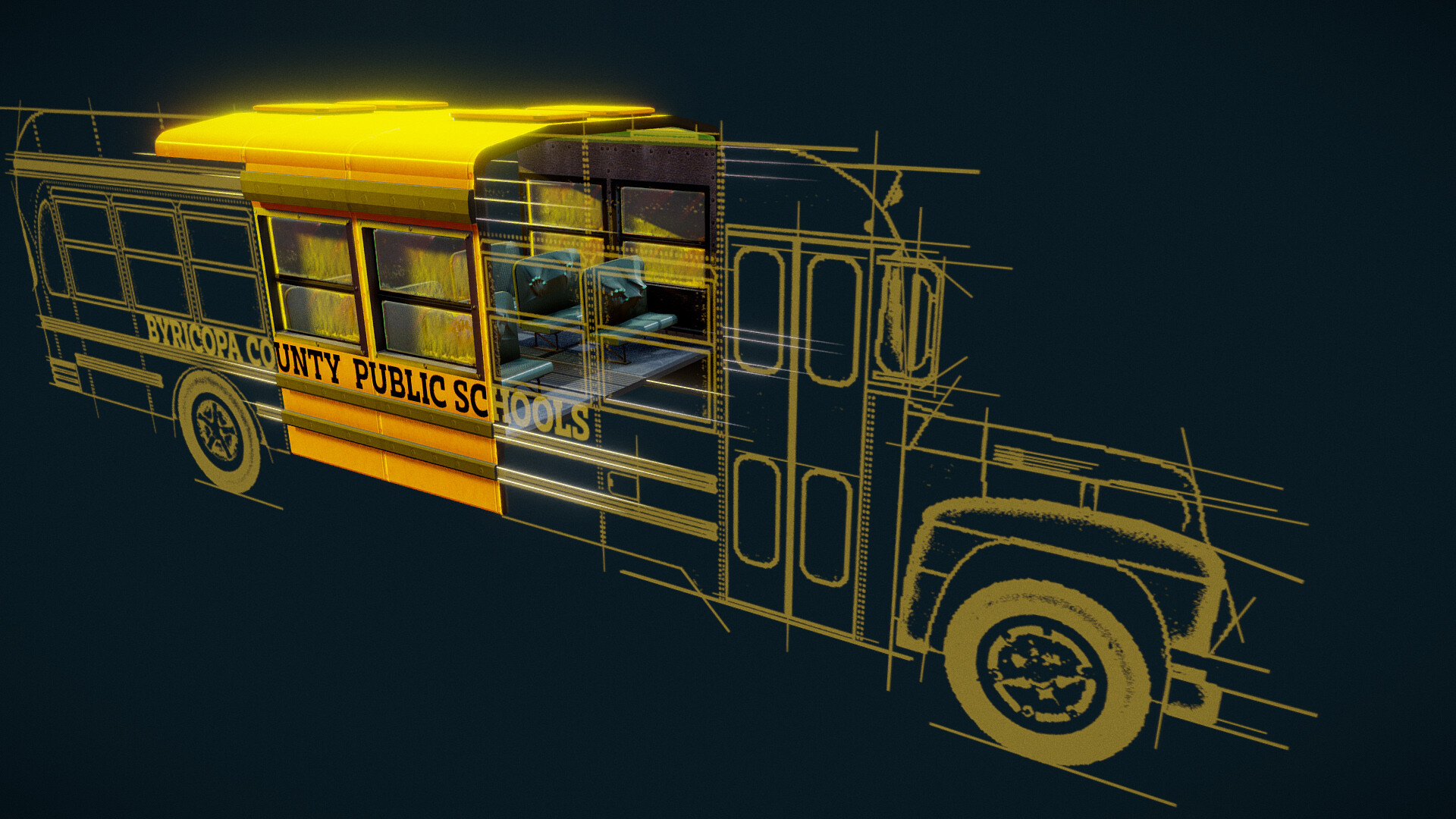 Ford School Bus Wallpapers