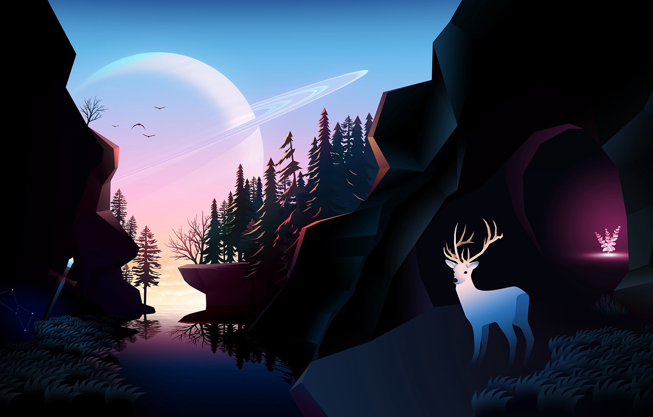 Forest Deer Wallpapers
