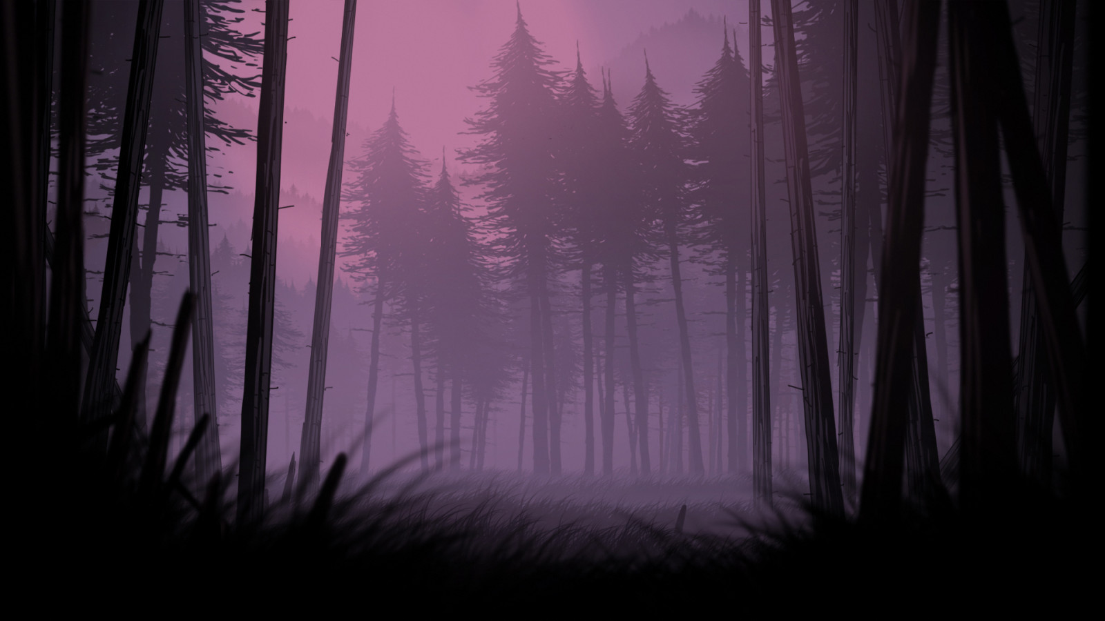 Forest Drawing Wallpapers