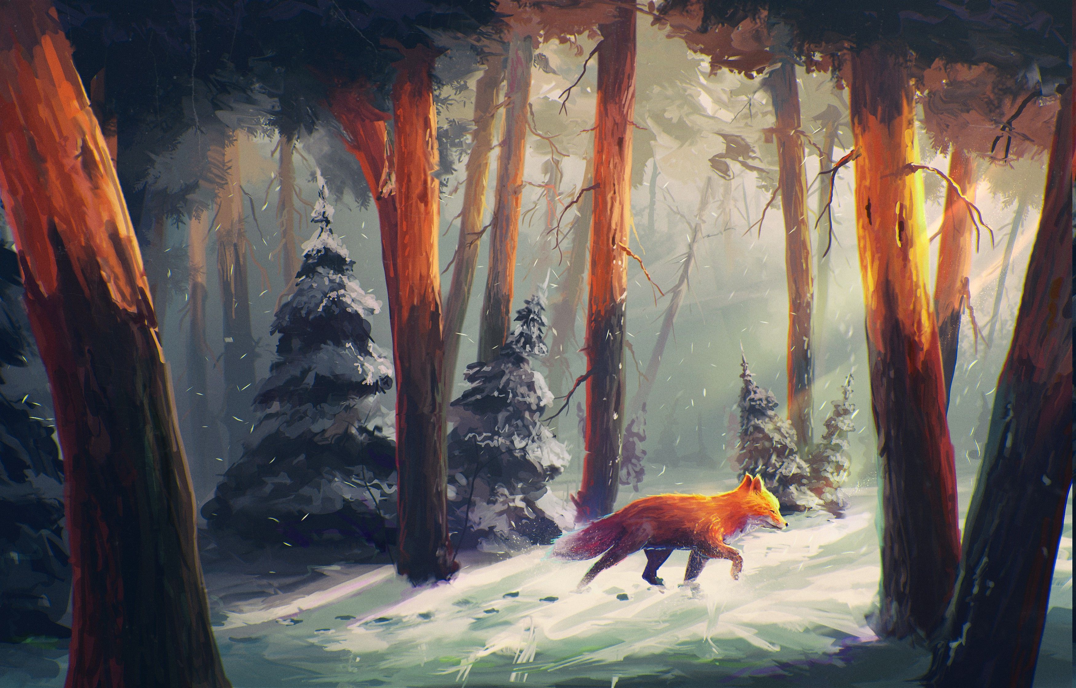 Forest Drawing Wallpapers