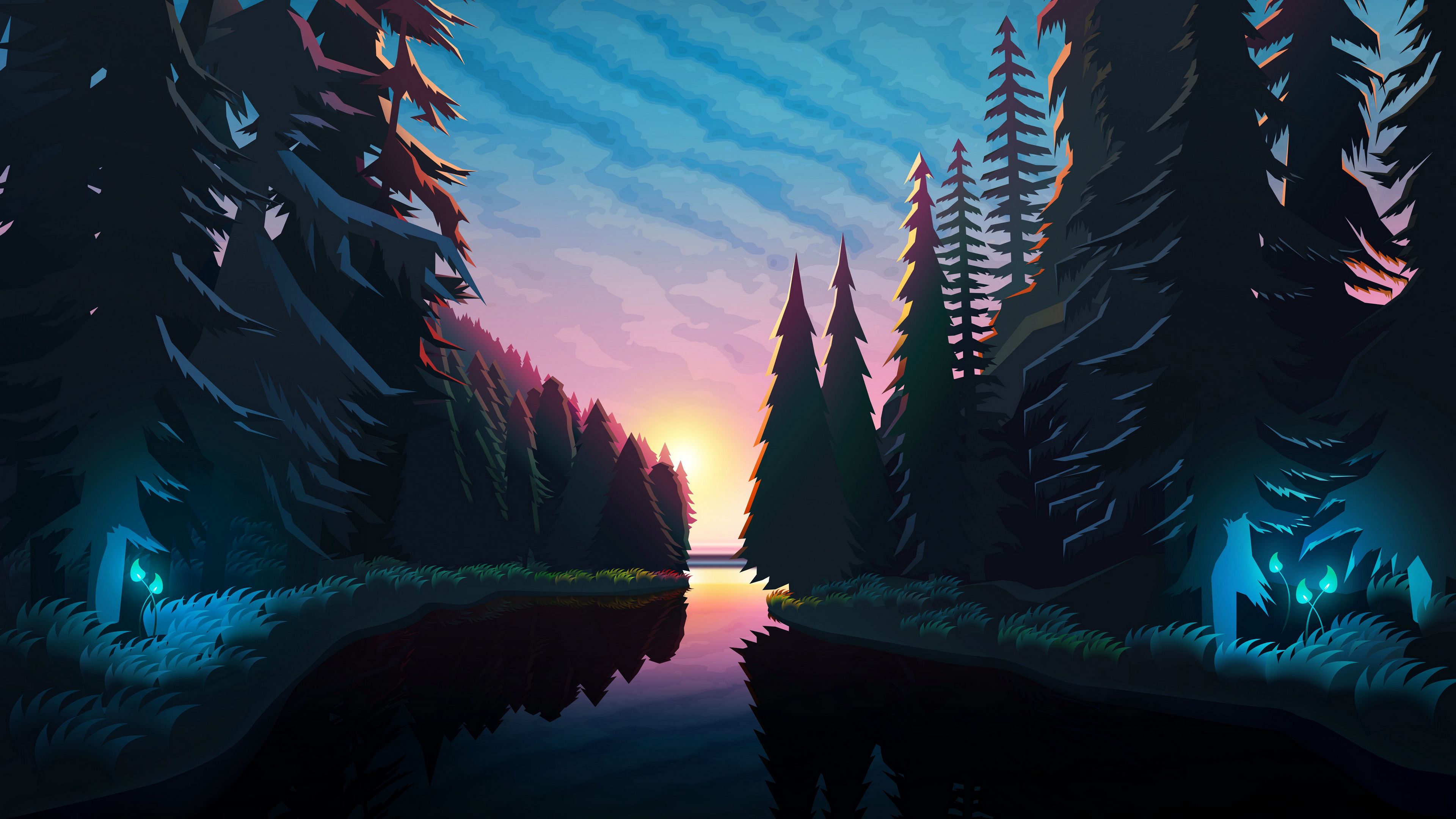 Forest Dusk Wallpapers