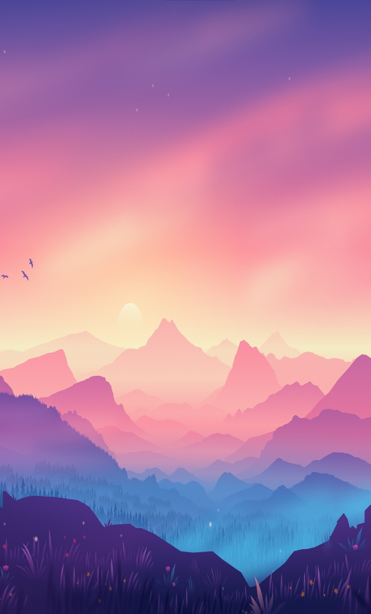 Forest Mountain Artistic Wallpapers