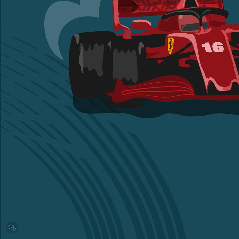 Formula 1 Minimalism Artwork Wallpapers