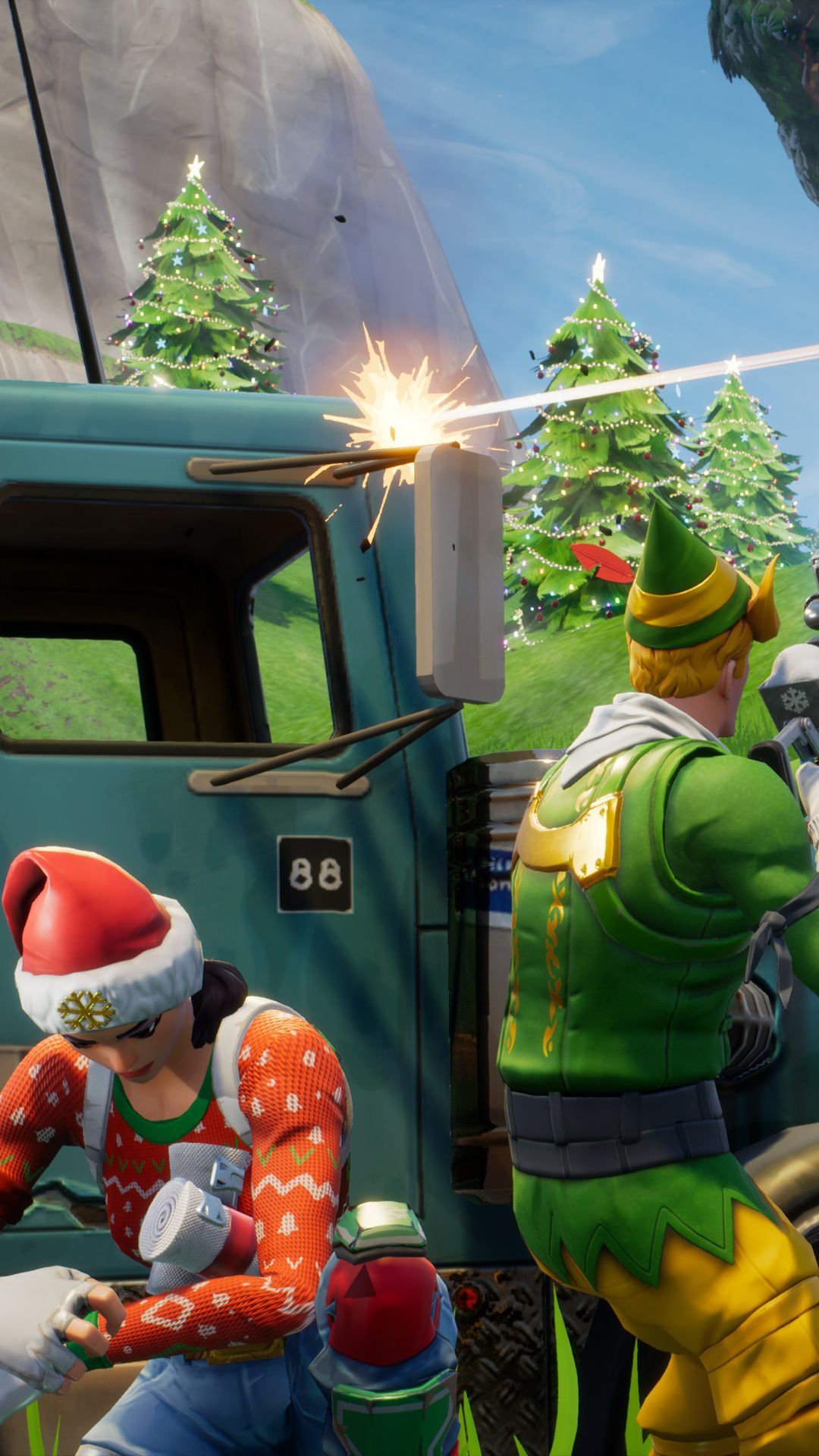 Fortnite Background Christmas