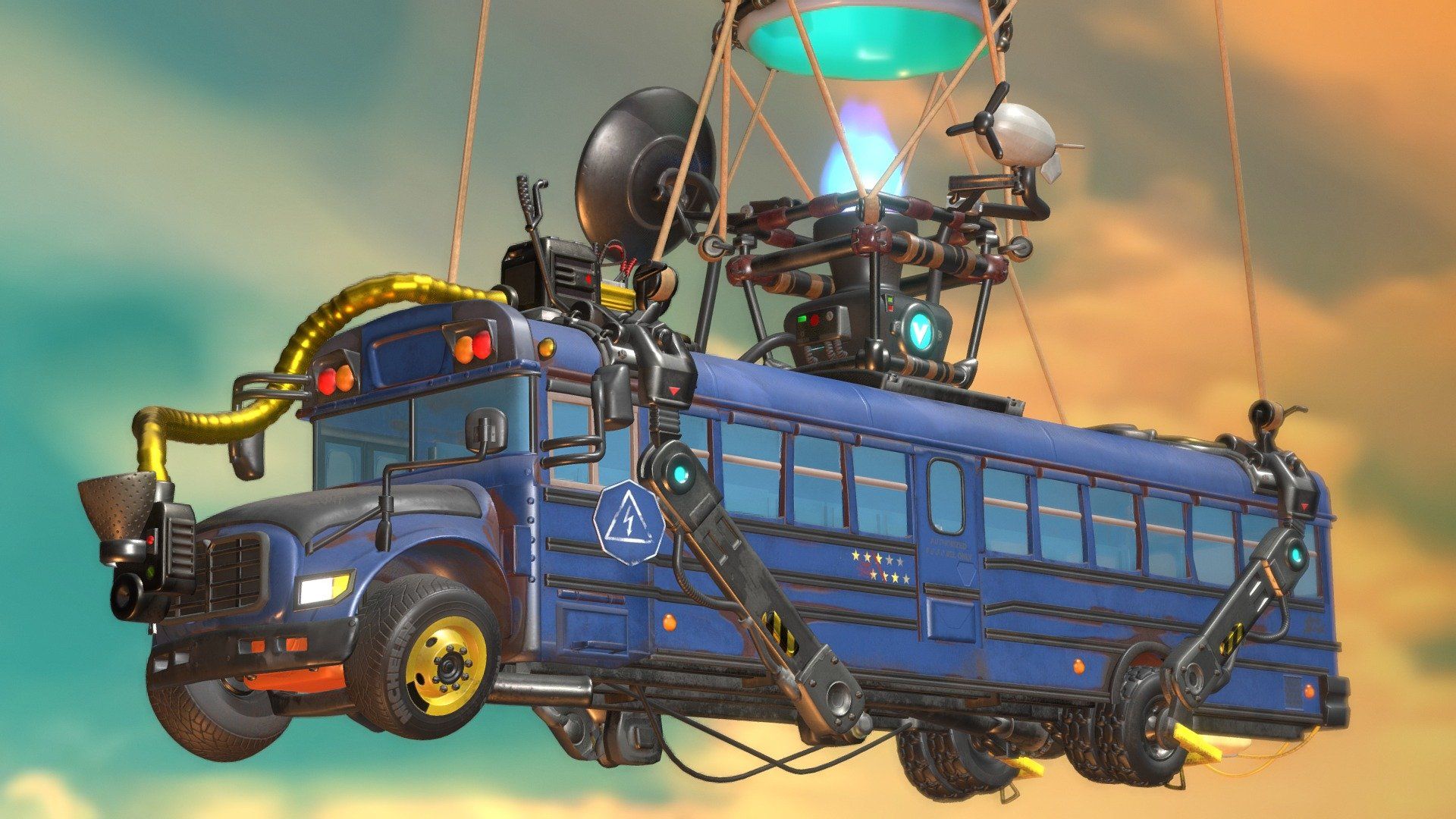 Fortnite Battle Bus Wallpapers