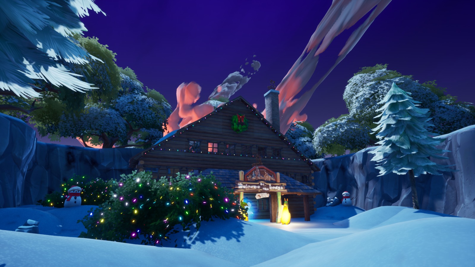 Fortnite Christmas Background