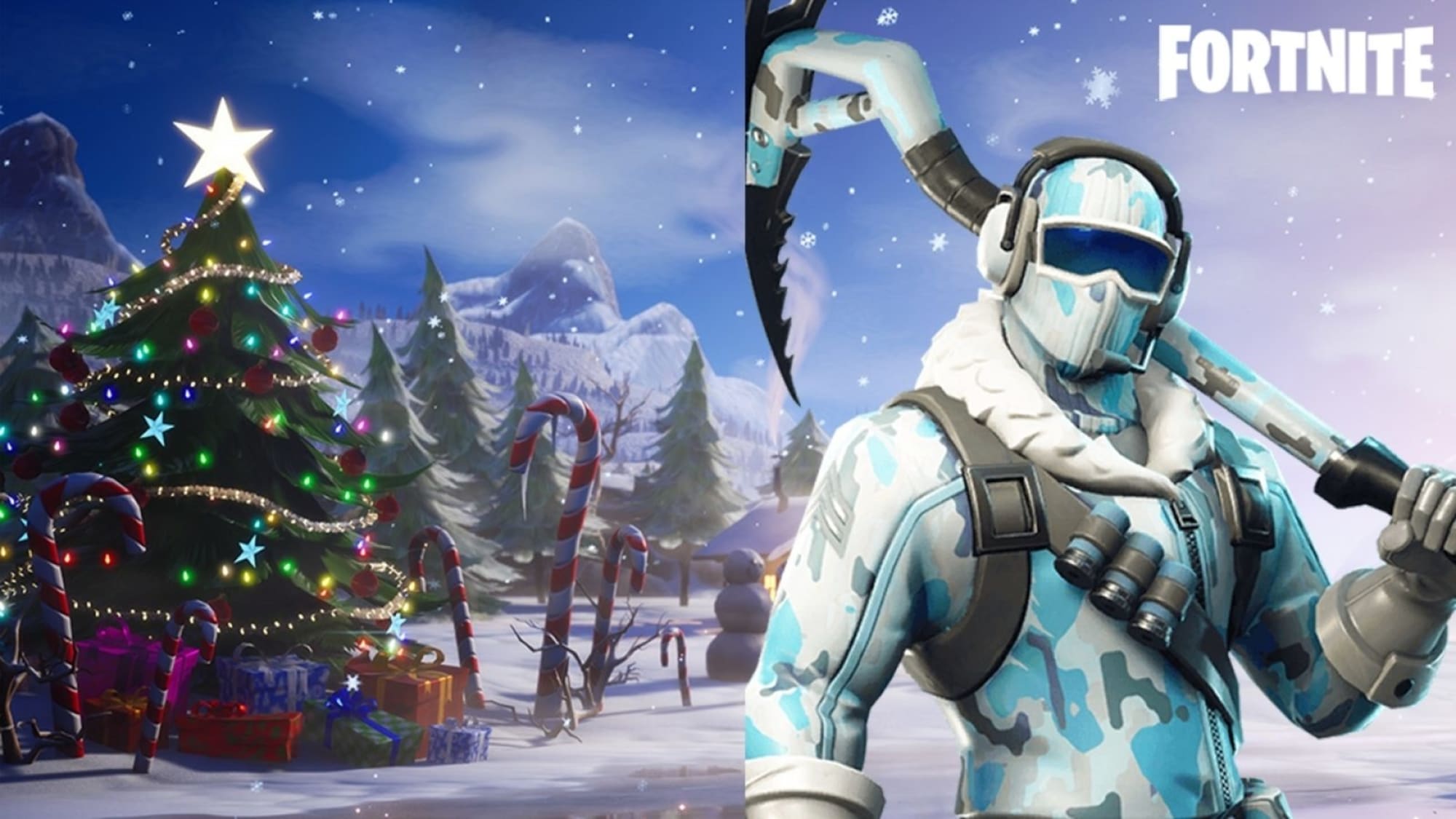 Fortnite Christmas Background