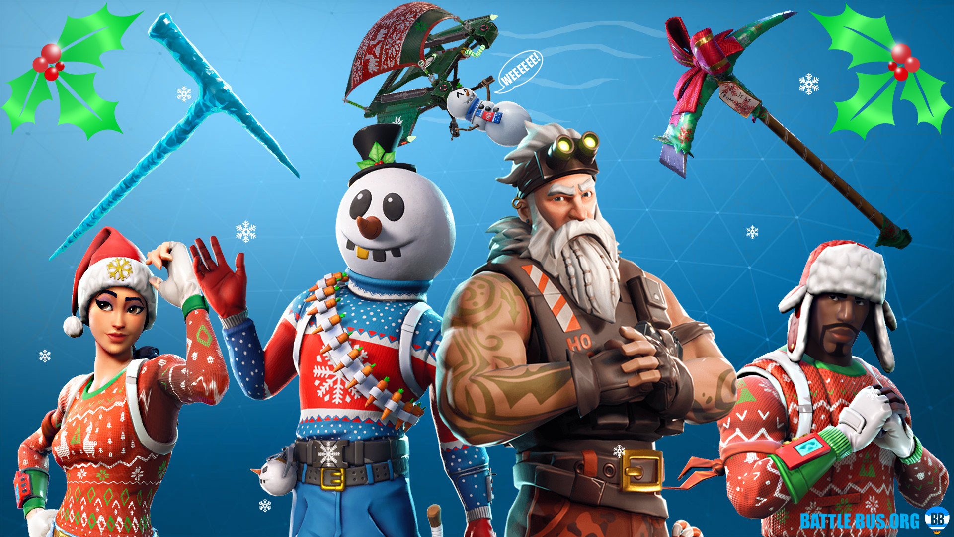 Fortnite Christmas Wallpapers