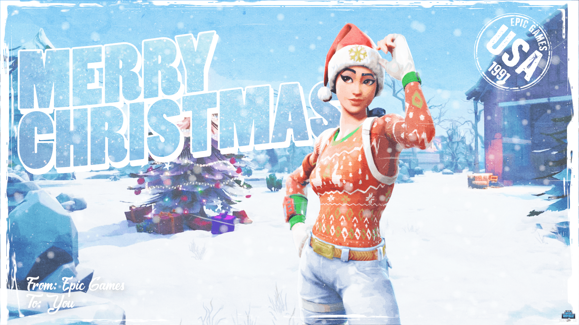 Fortnite Christmas Wallpapers