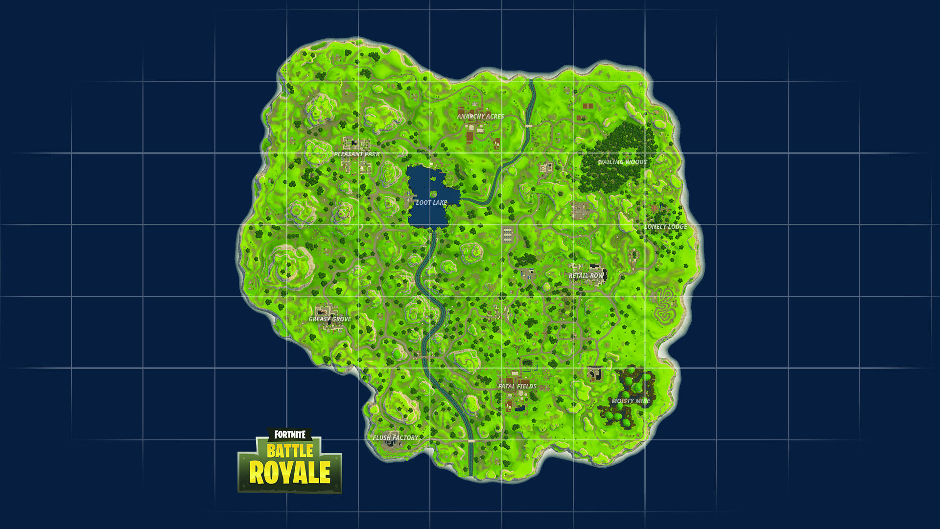 Fortnite Map Backdrop Wallpapers