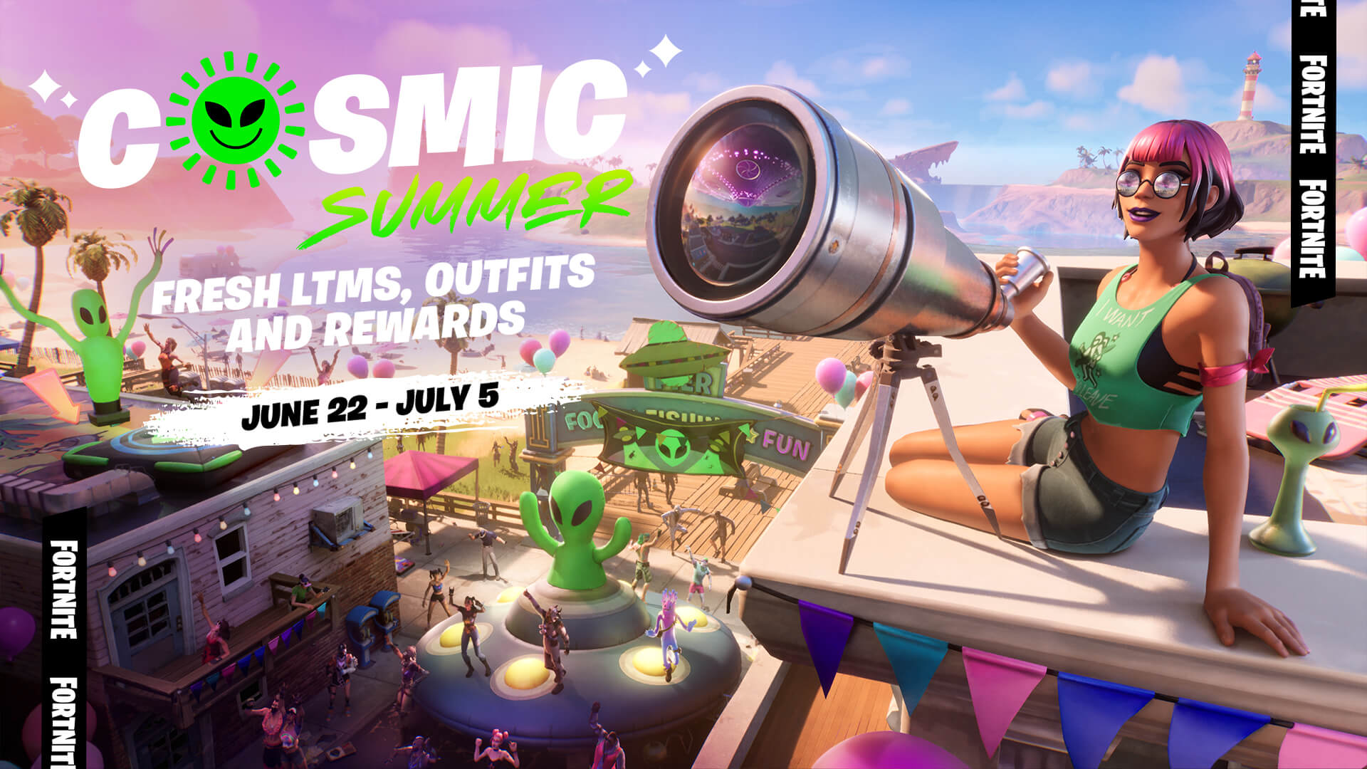 Fortnite Summer Background