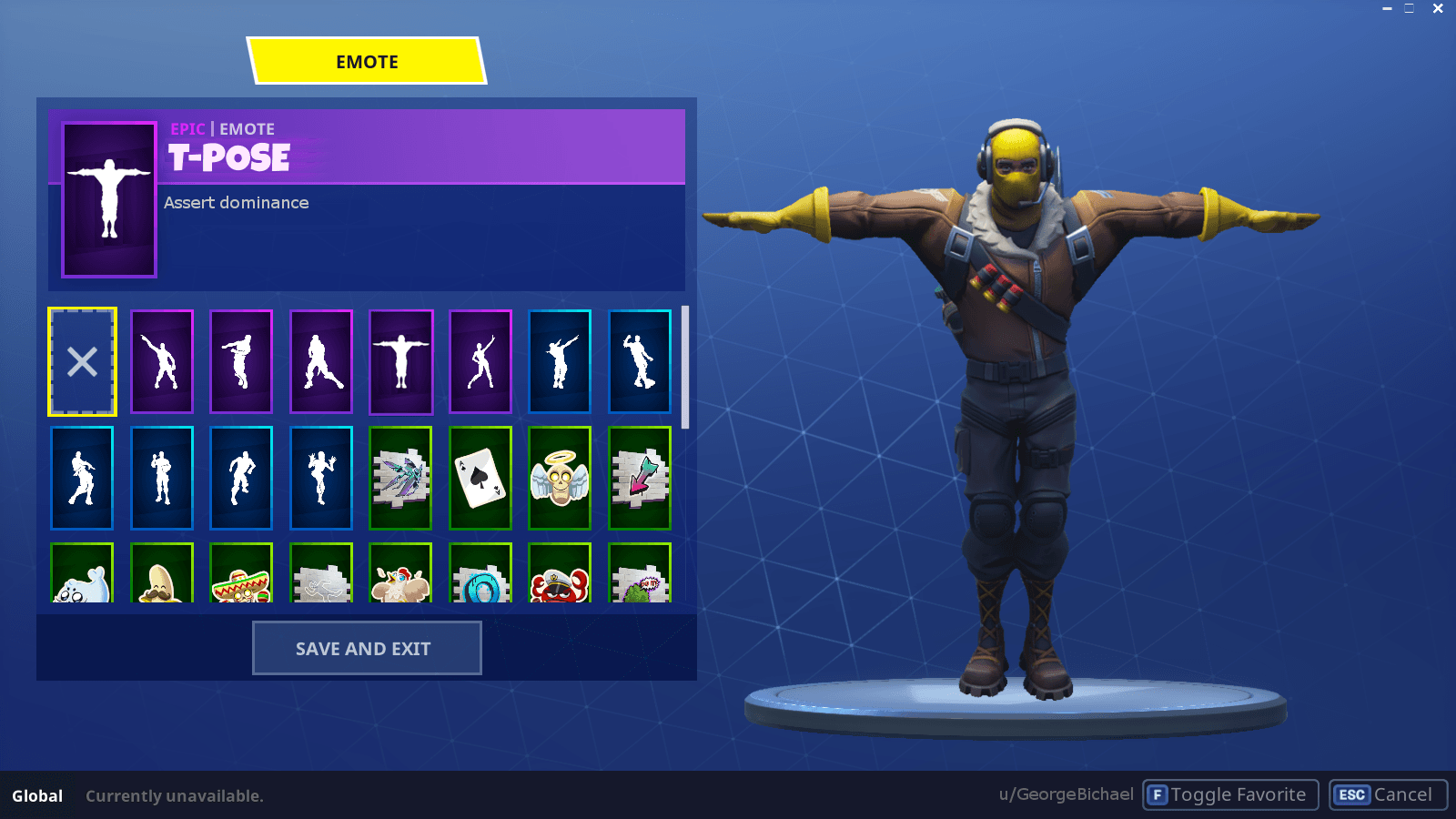 Fortnite T Pose Wallpapers