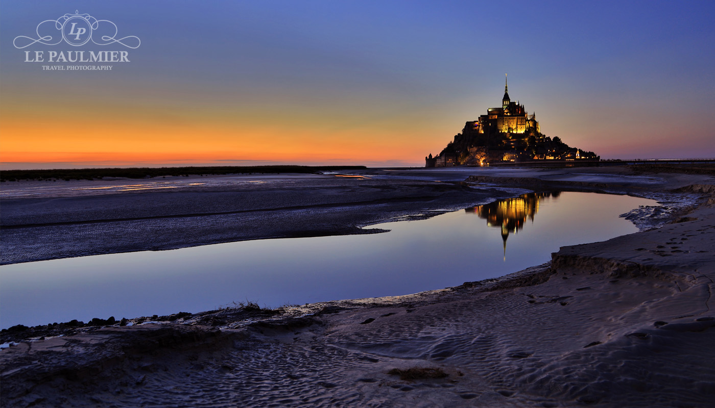 France Mont Saint Michel Sunset Wallpapers