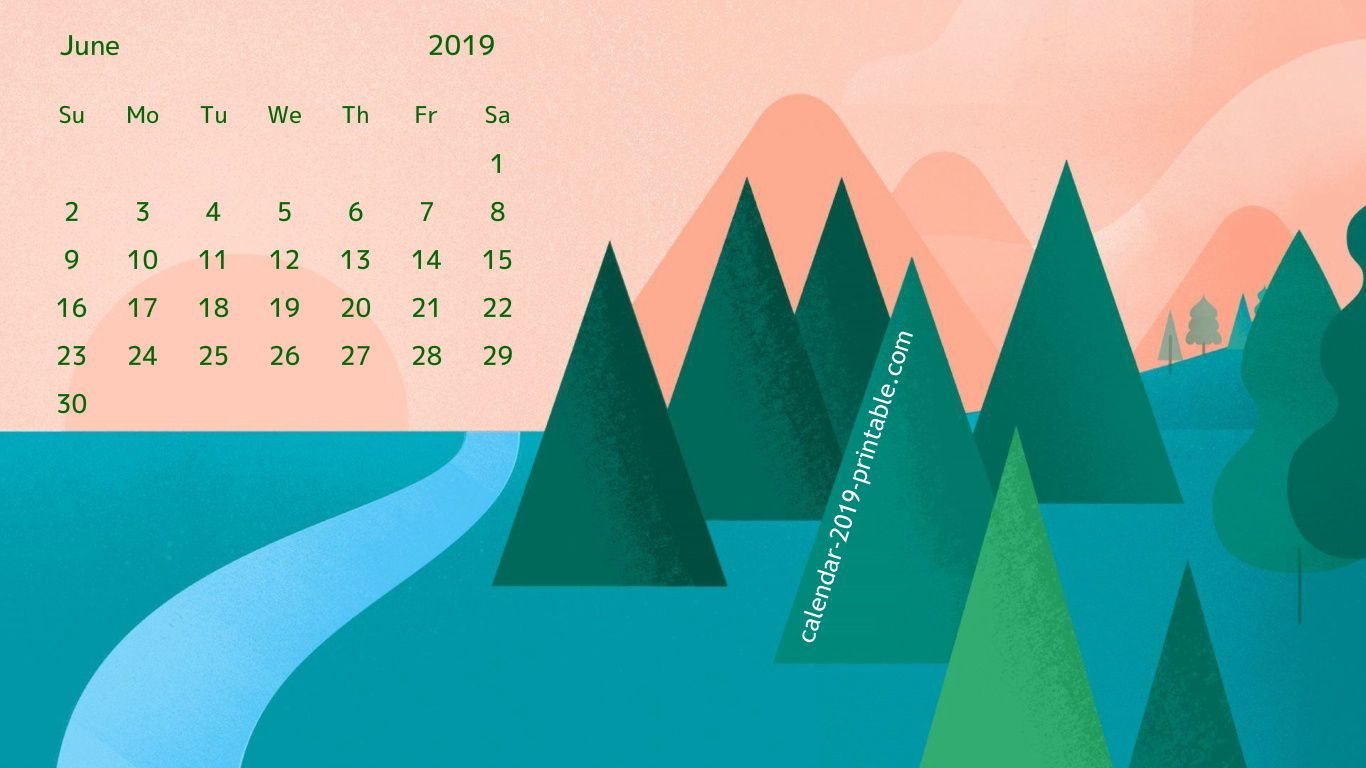 Free Desktop Calendar 2019 Wallpapers