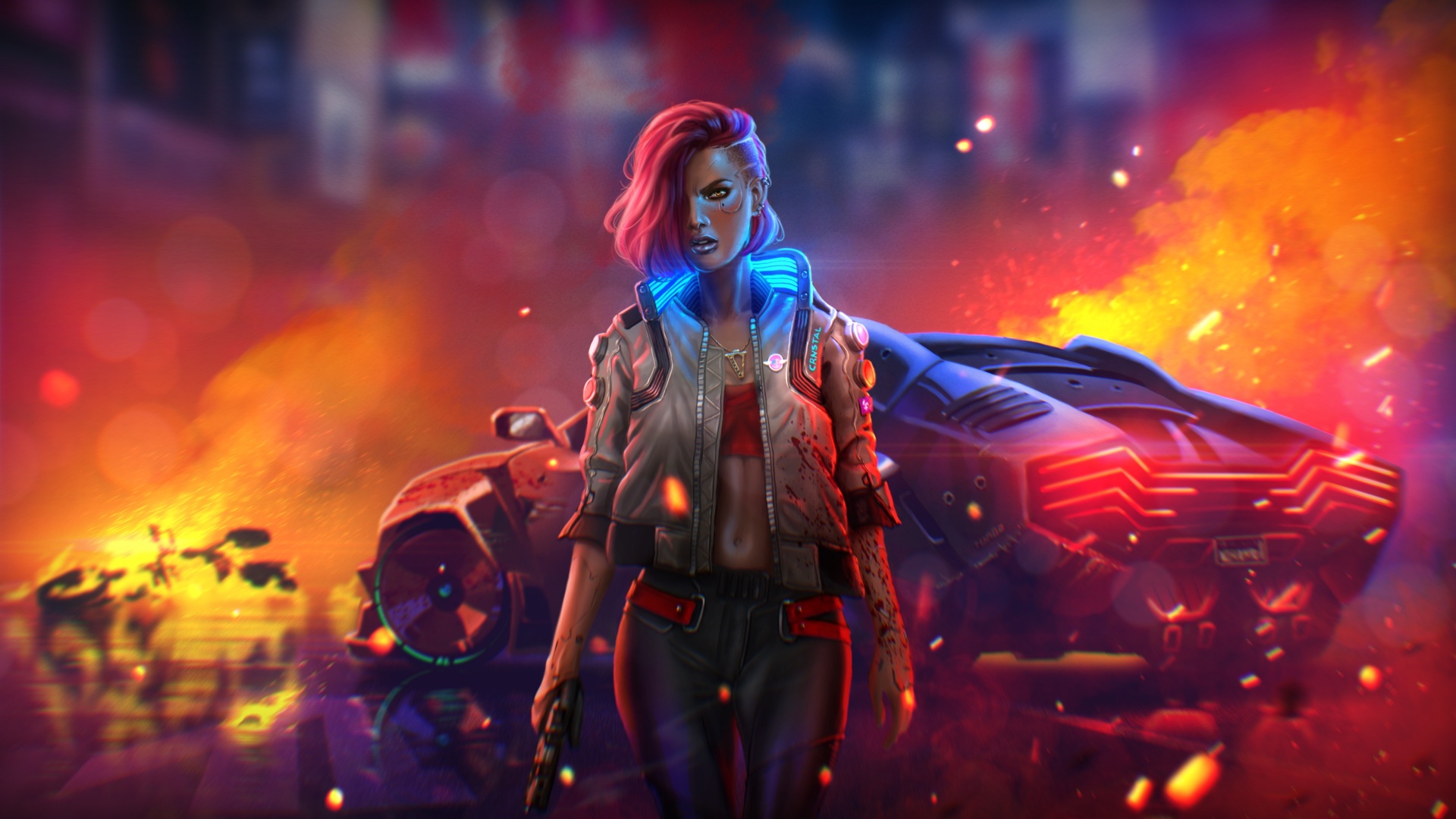 Free Fire Cyberpunk Wallpapers