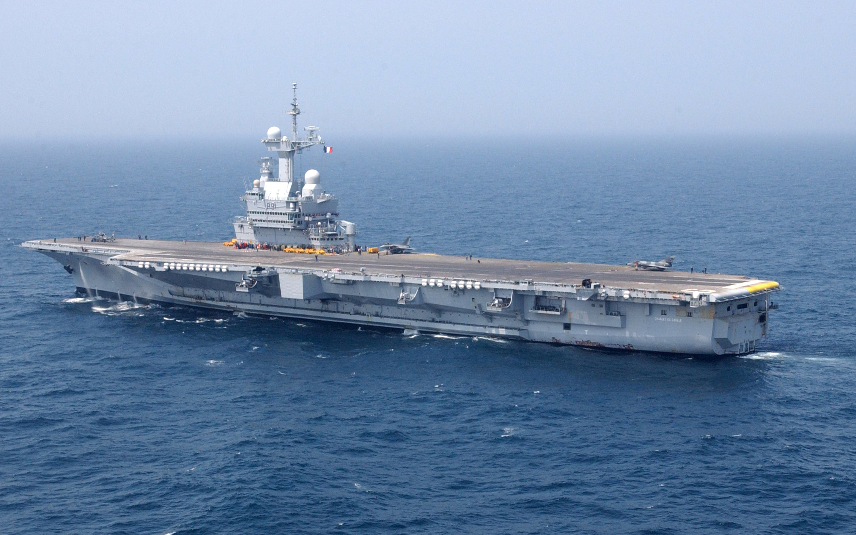 French Aircraft Carrier Charles De Gaulle Wallpapers