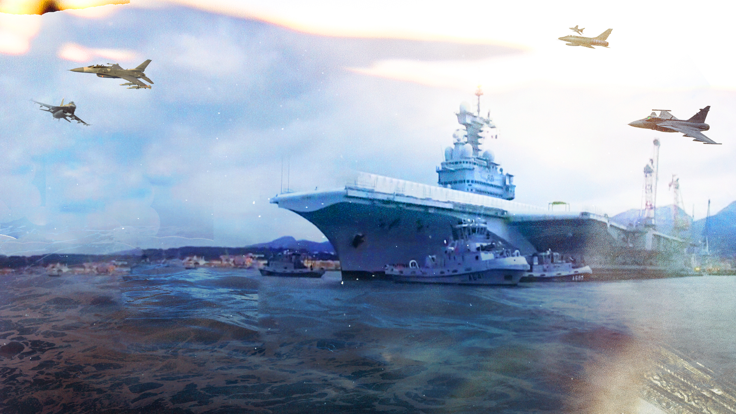 French Aircraft Carrier Charles De Gaulle Wallpapers