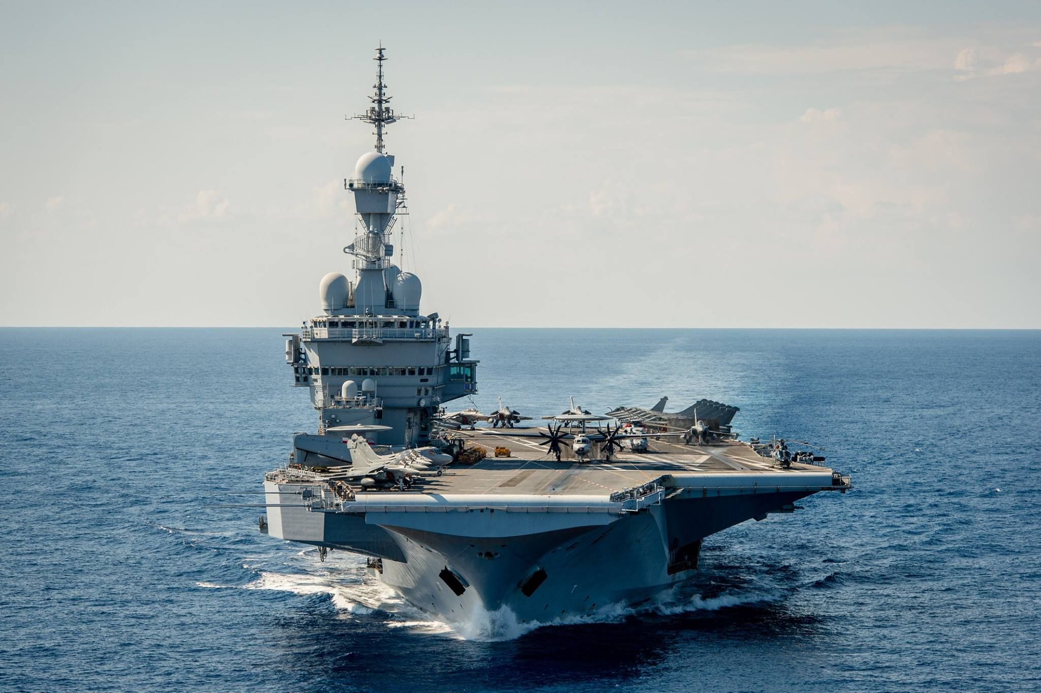 French Aircraft Carrier Charles De Gaulle Wallpapers