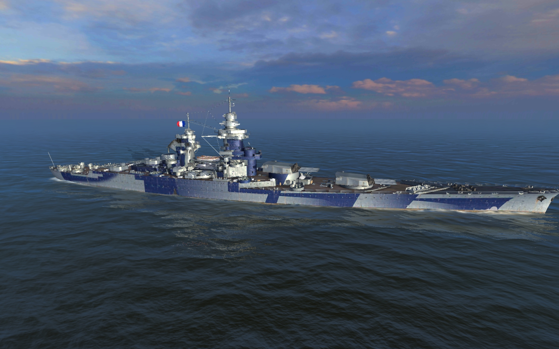 French Battleship Richelieu Wallpapers