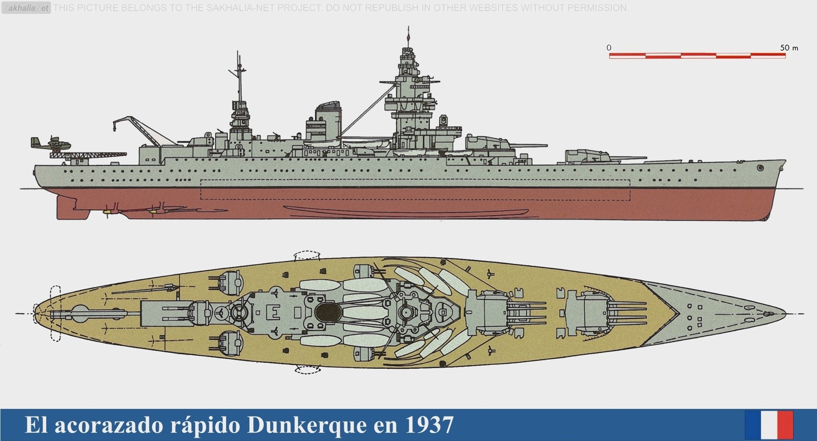 French Battleship Richelieu Wallpapers