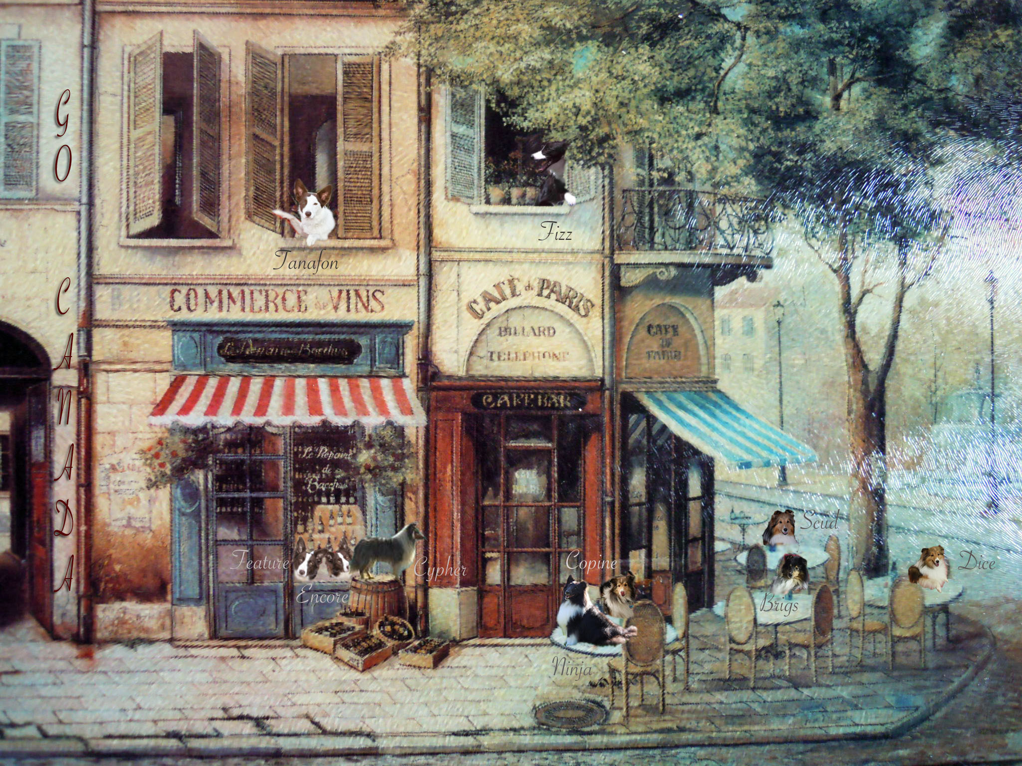 French Cafe Wallpapers