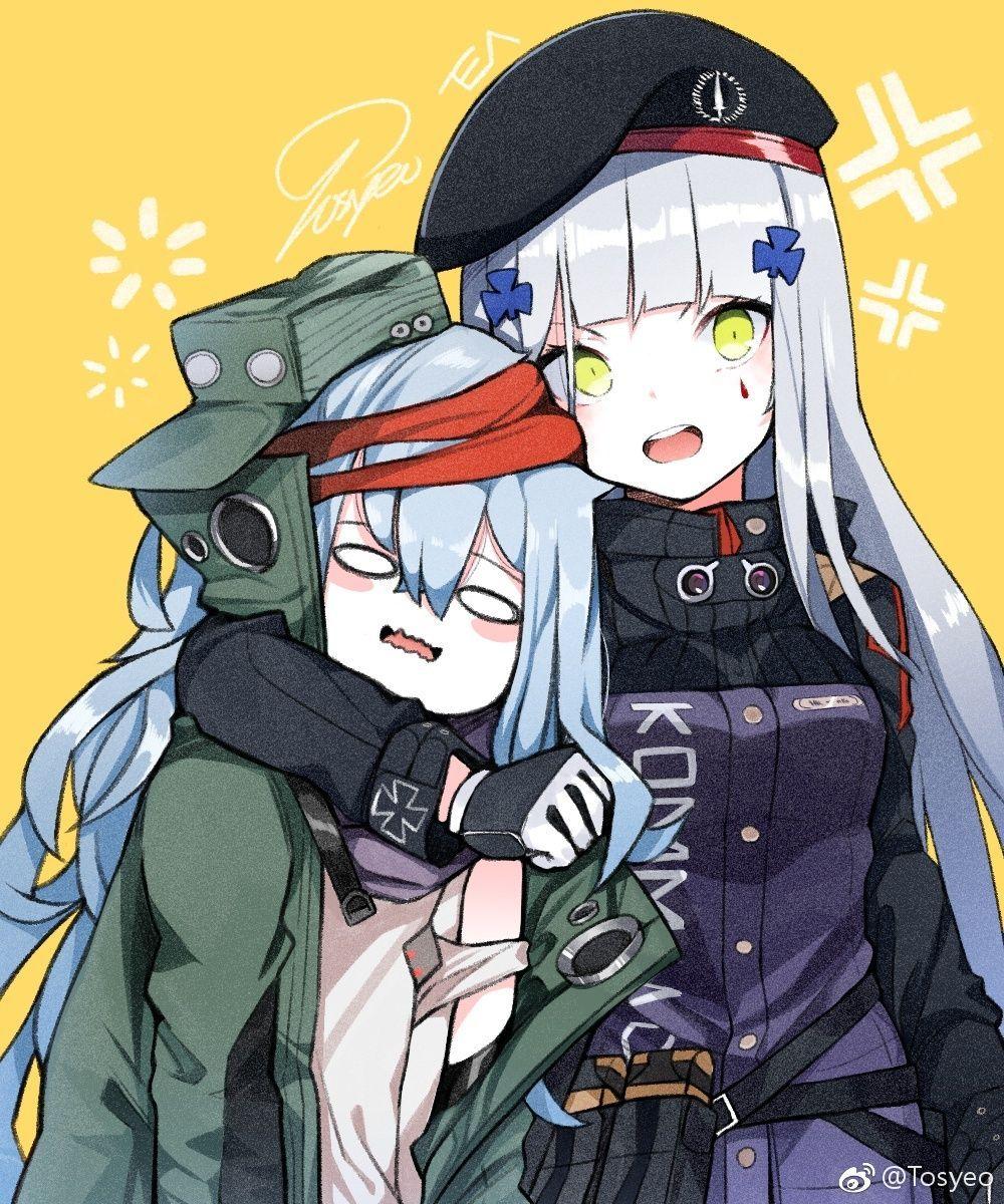 Frontline G11 and HK416 Wallpapers