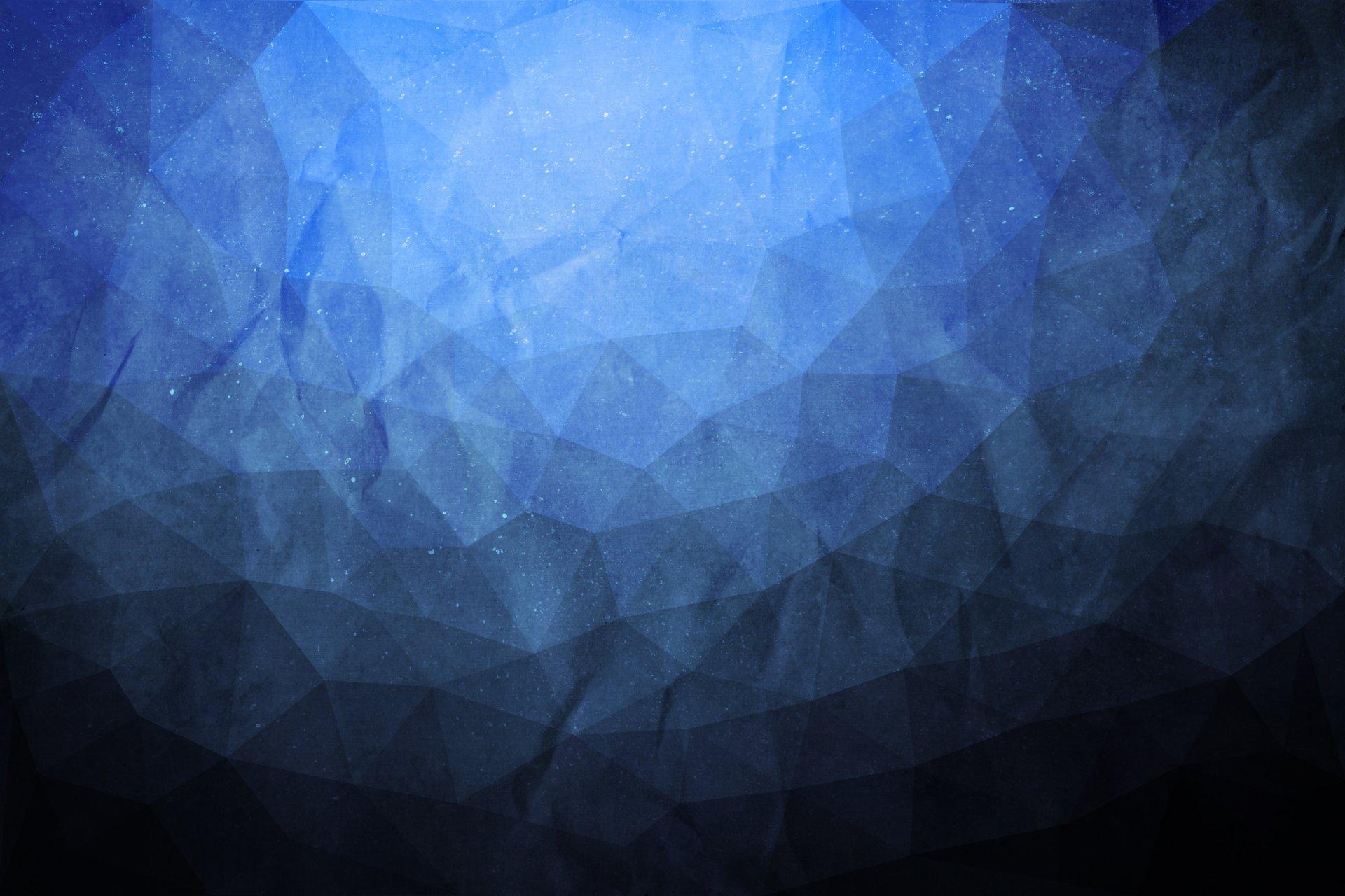 Frosty Blue Polygon Wallpapers