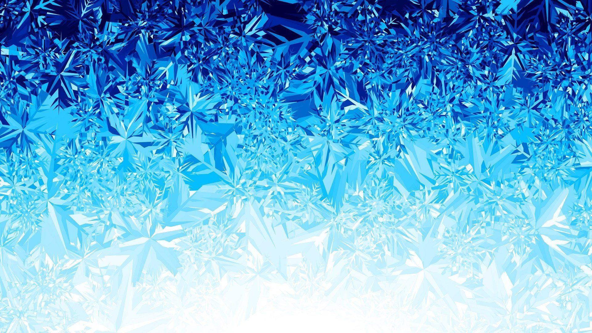 Frosty Blue Polygon Wallpapers