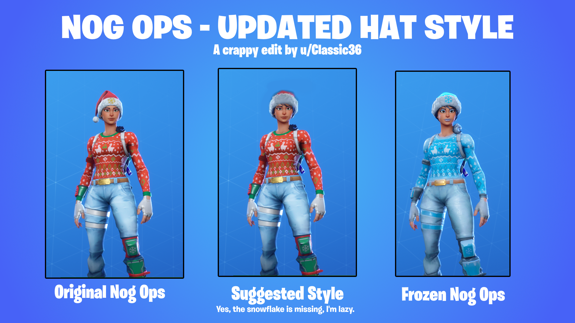 Frozen Nog Ops Fortnite Wallpapers