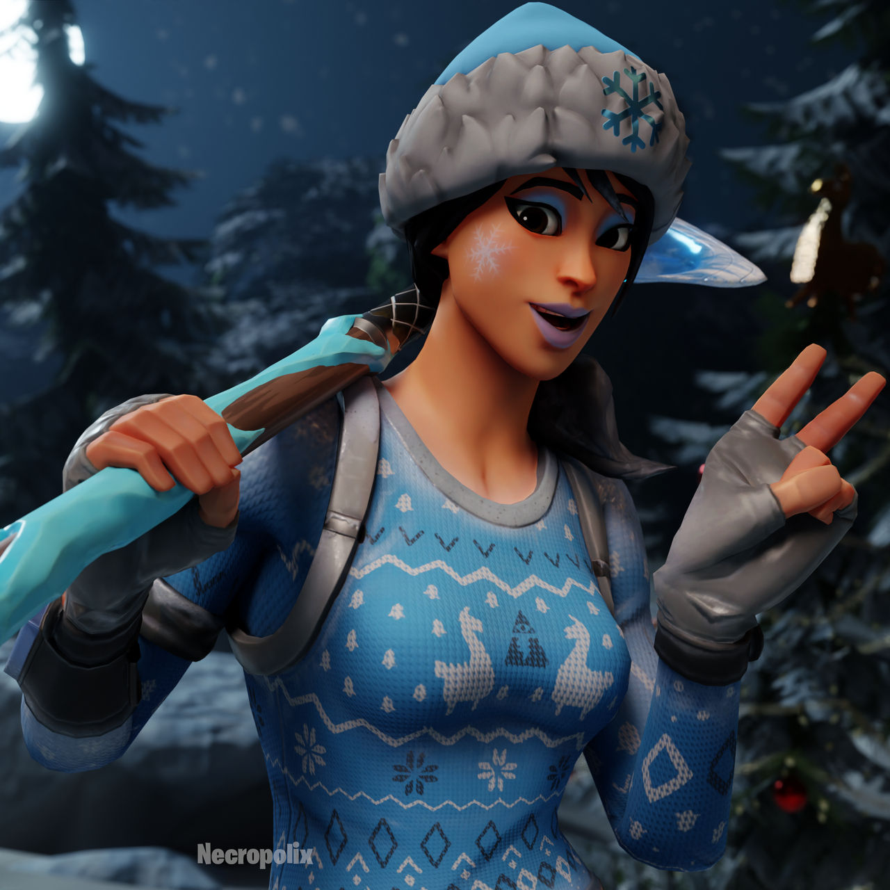 Frozen Nog Ops Fortnite Wallpapers