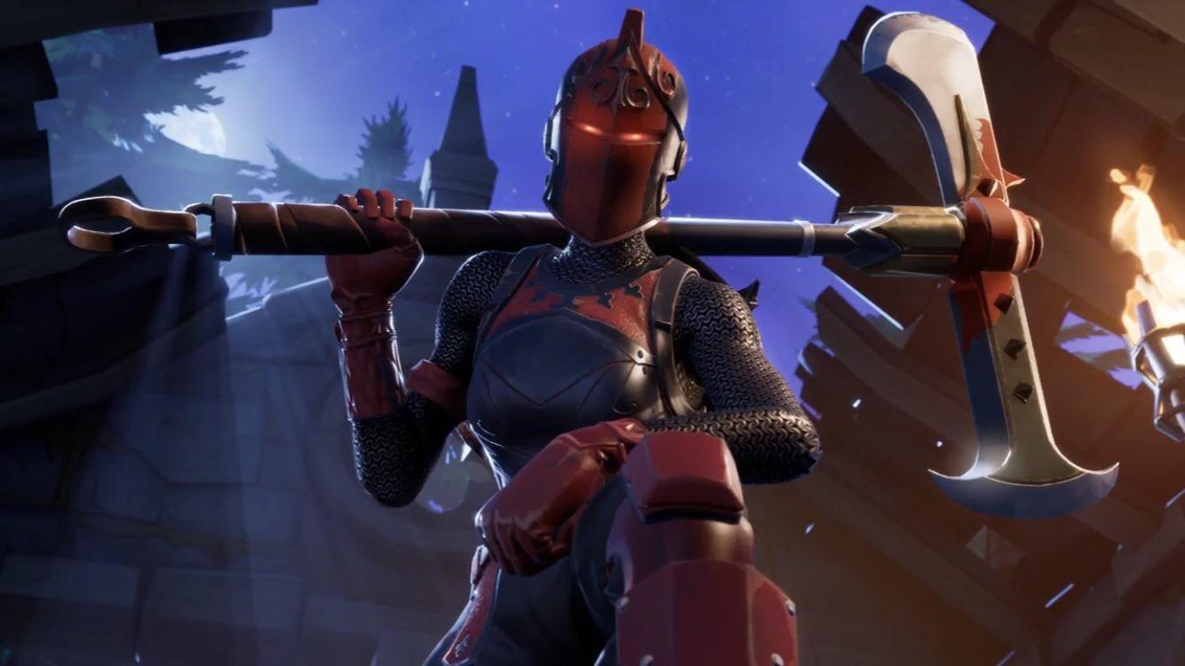 Frozen Red Knight Fortnite Wallpapers