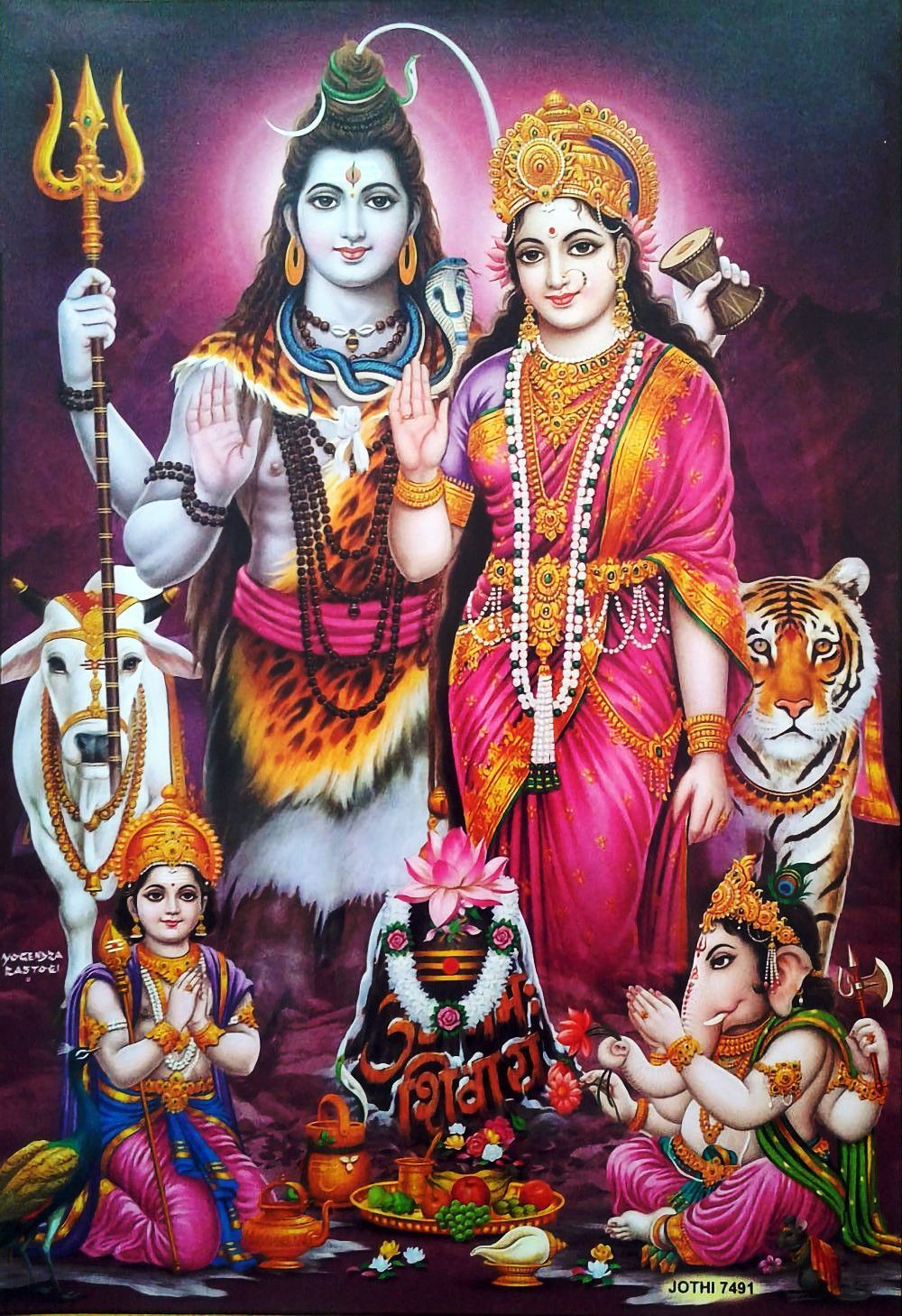 Full Hd Lord Shiva Family Images Wallpapers