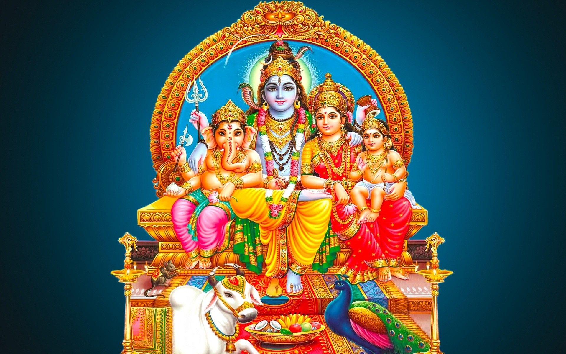 Full Hd Lord Shiva Family Images Wallpapers