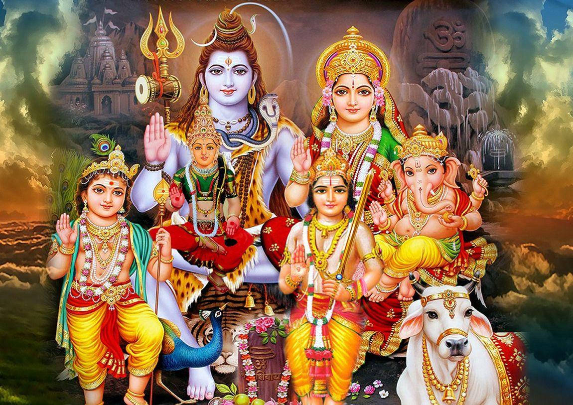 Full Hd Lord Shiva Family Images Wallpapers