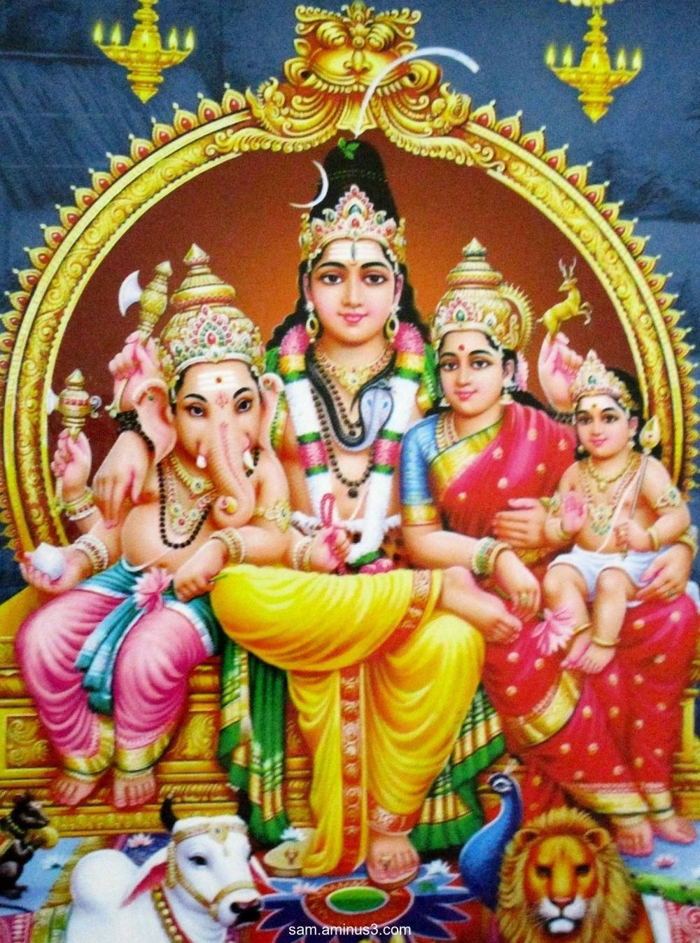 Full Hd Lord Shiva Family Images Wallpapers